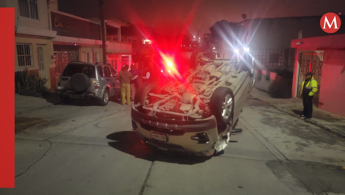 Volcadura en Tampico. (Sandra Sosa)