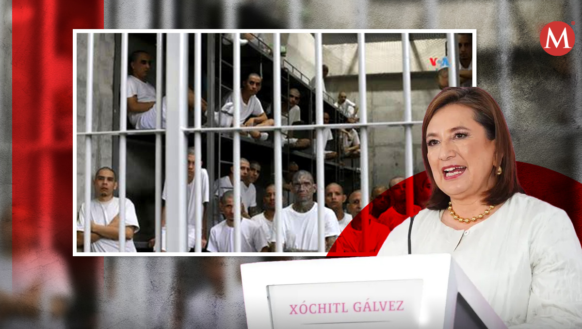 Xóchitl Gálvez niega querer replicar sistema de prisión de Bukele | Diseño Milenio