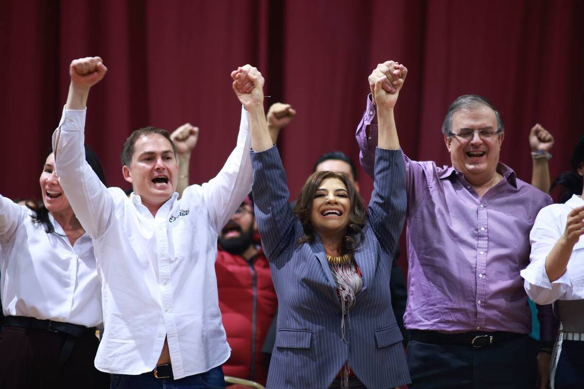 Marcelo Ebrard destaca trayectoria de Clara Brugada “Es una luchadora social”