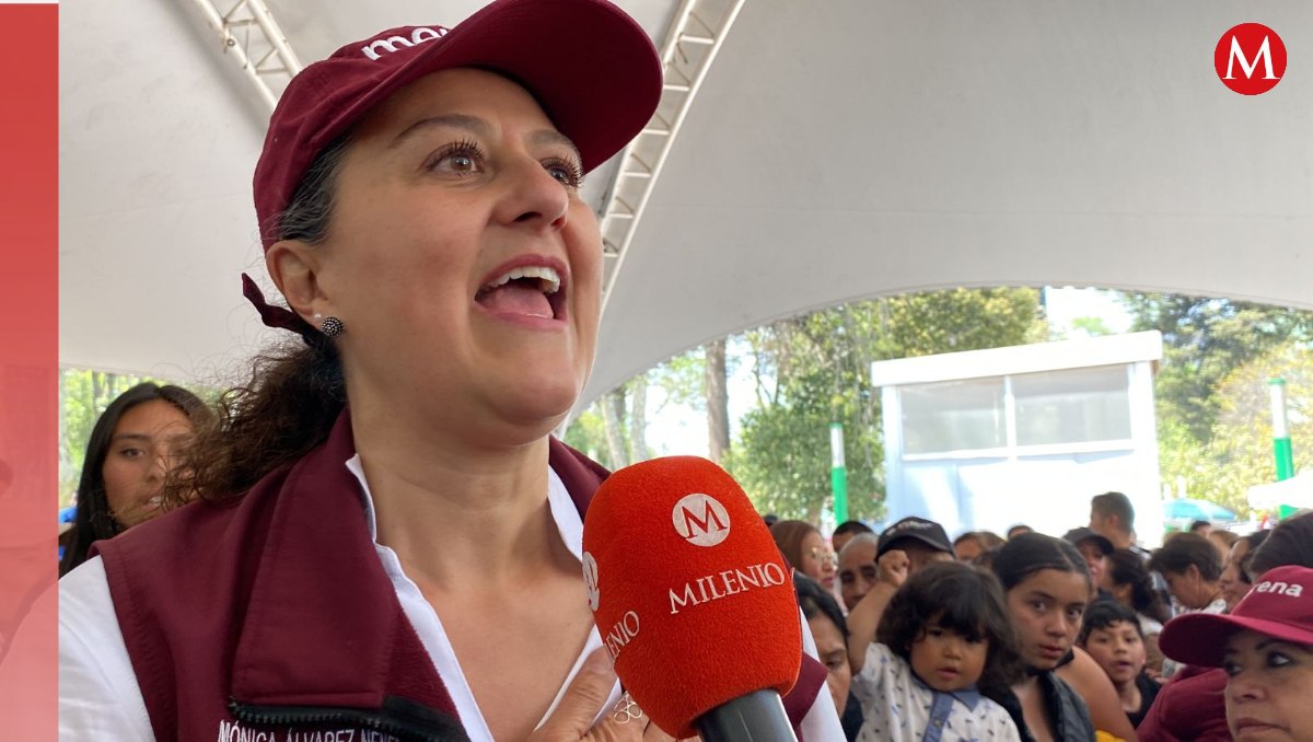 Mónica Álvarez Nemer dio inicio a su camaña en Toluca| Foto: Abadiel Martínez