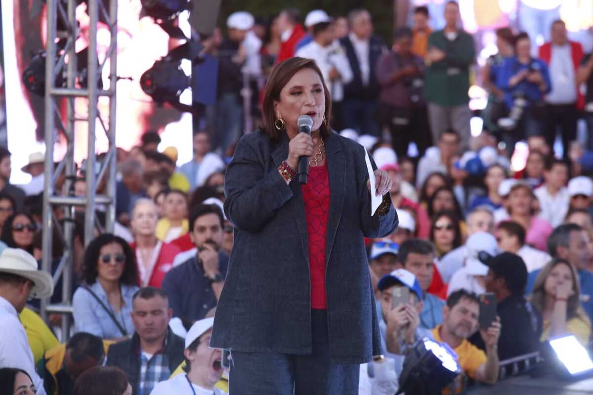 Xóchitl Gálvez dio a conocer 11 propuestas sobre seguridad. | Juan Carlos Bautista