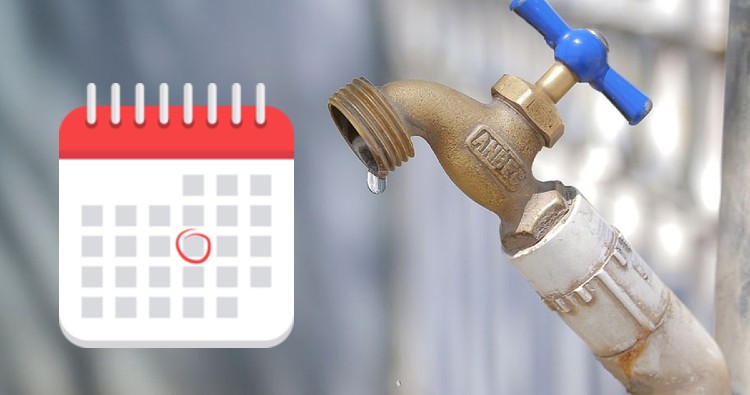 Agua en León HOY lunes 4 de marzo
