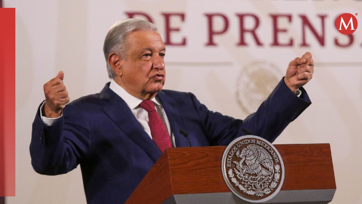Conferencia mañanera en el Salón de Tesorería en Palacio Nacional. | Cuartoscuro