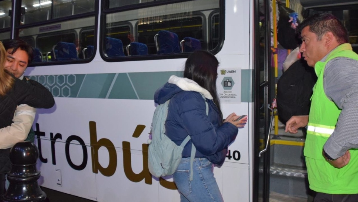 Potrobús, transporte escolar de la Universidad Autónoma del Estado de México. Foto: (Especial)