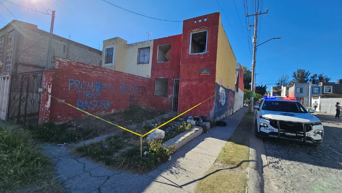 Predio donde se hallaron restos humanos en Tlajomulco de Zúñiga