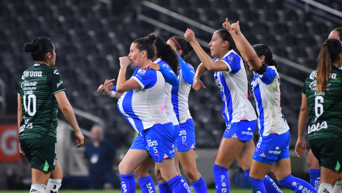 Rayadas vence por goleada a Santos en la Liga MX Femenil (Imago7)