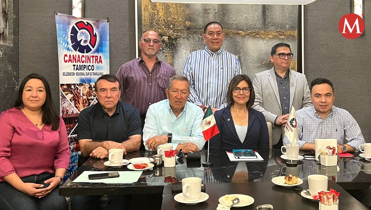 Socios de la Canacintra Delegación Tampico.