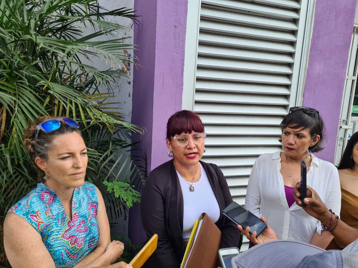 Las ex alumnas acudieron a la fiscalía acompañadas de colectivos de mujeres. | Especial