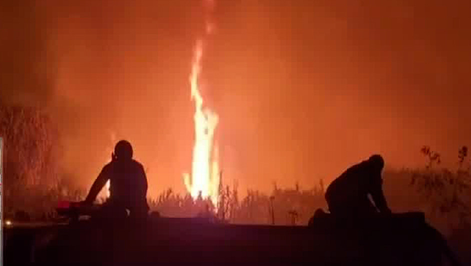 Desalojo de habitantes de Tlanepantla tras incendio debido a mala calidad del aire