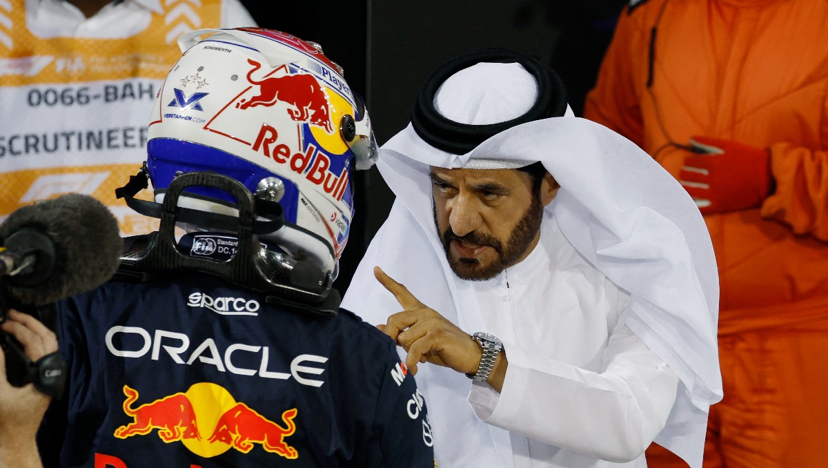 Mohammed Ben Sulayem, presidente de la FIA es acusado de intento de boicot al Gran Premio de Las Vegas (Reuters)