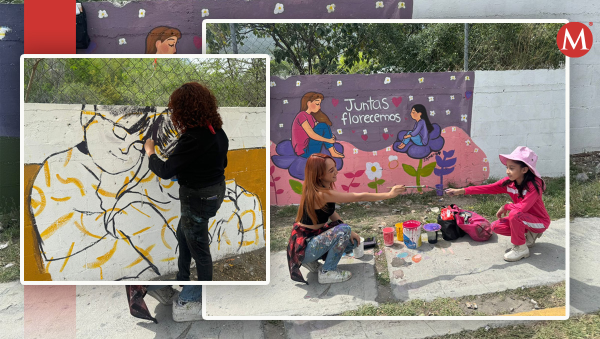 Mural rumbo al 8M  | Marcela Cuevas
