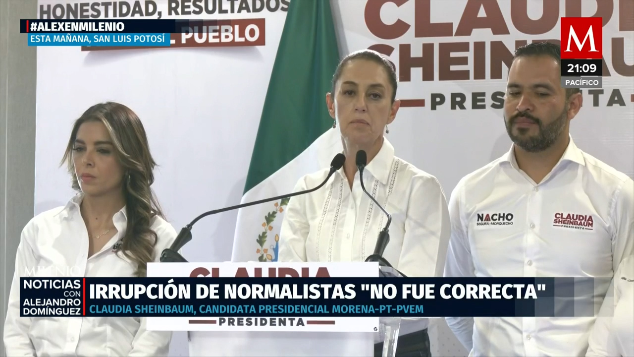 Candidatos presidenciales opinan sobre el 'portazo' en la mañanera