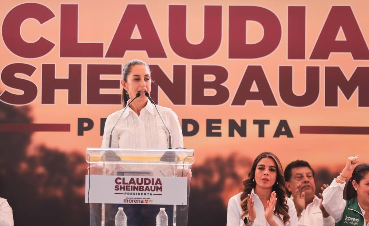 Claudia Sheinbaum, candidata presidencial de Morena. | Especial