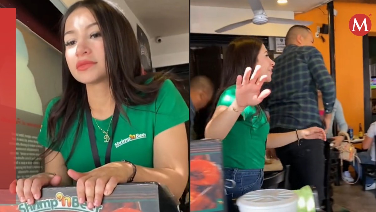 Joven HUYE al recibir flores de El Patrón. | Captura de TikTok @elpatrongdloficial1