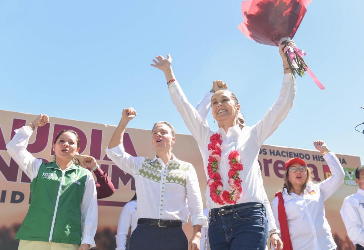 Manuel Velasco y Claudia Sheinbaum en San Luis Potosí [Foto Especial]