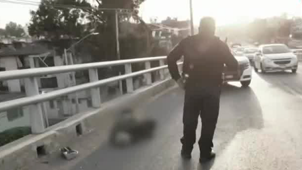 Una persona de la tercera edad fue atropellada en un puente vehicular en la alcaldía Iztacalco