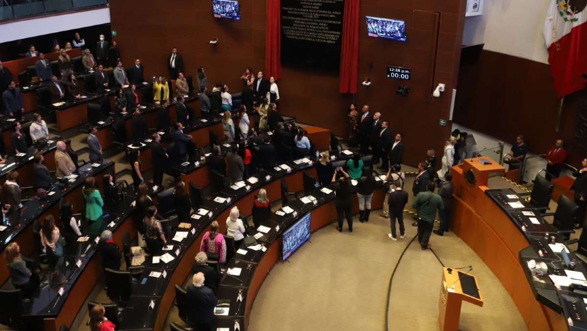 Pleno del Senado de la Reubica el 22 de febrero de 2024. | Cuartoscuro
