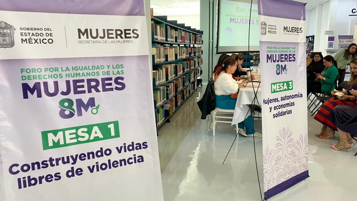 Foro por la Igualdad y los Derechos Humanos de las Mujeres, en Edomex. Foto: (Especial)
