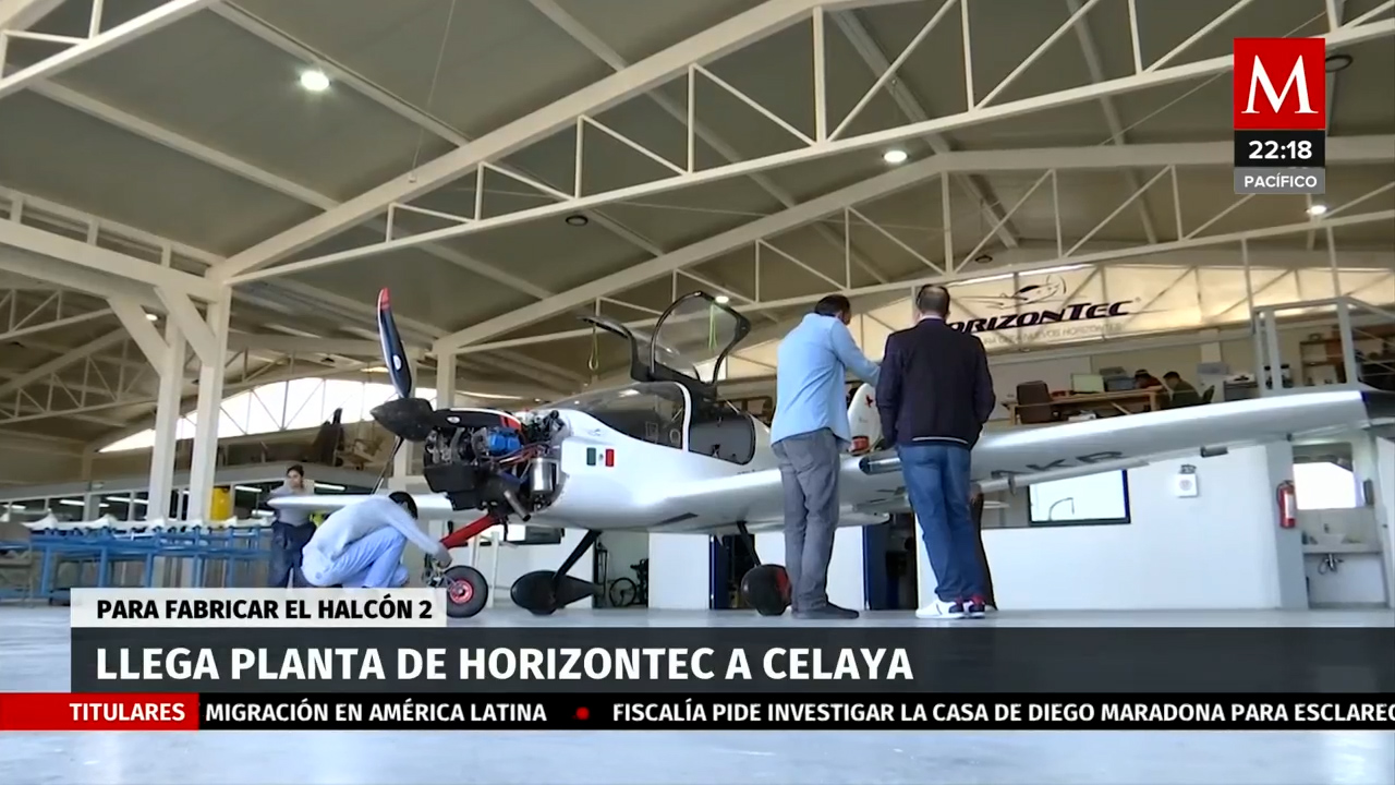 El Halcón, el avión fabricado en México, se prepara para volar