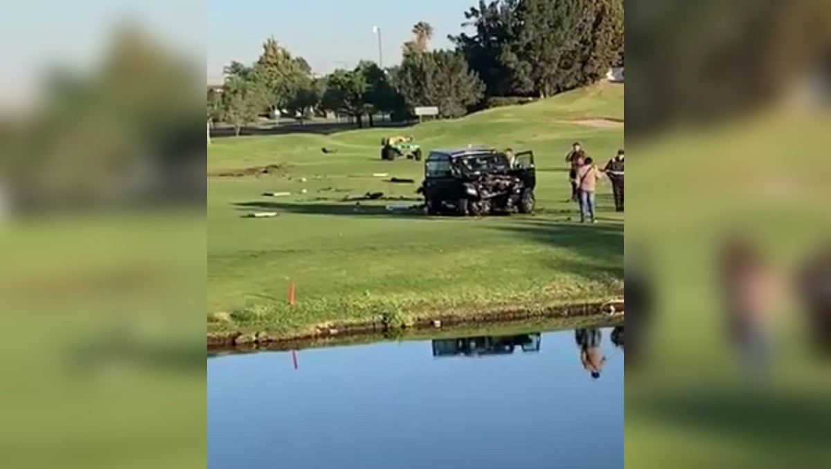 Incidente automovilístico en campo de golf de lujo en Querétaro | Especial