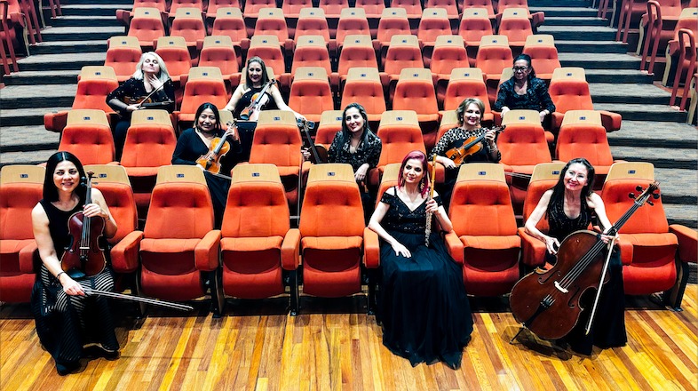 Solistas de la Orquesta Filarmónica de la UNAM. (Foto: Paola F Rodríguez)