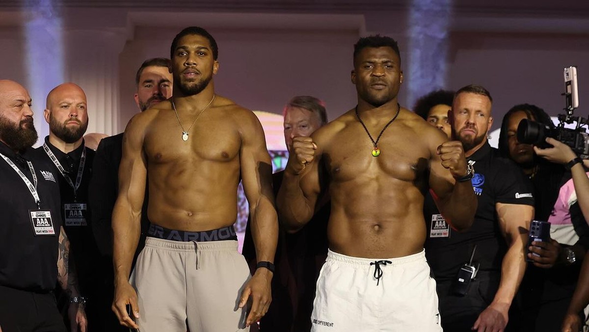 Anthony Joshua y Francis Ngannou se enfrentarán este 8 de marzo en Arabia Saudita (Instagram: @anthonyjoshua)