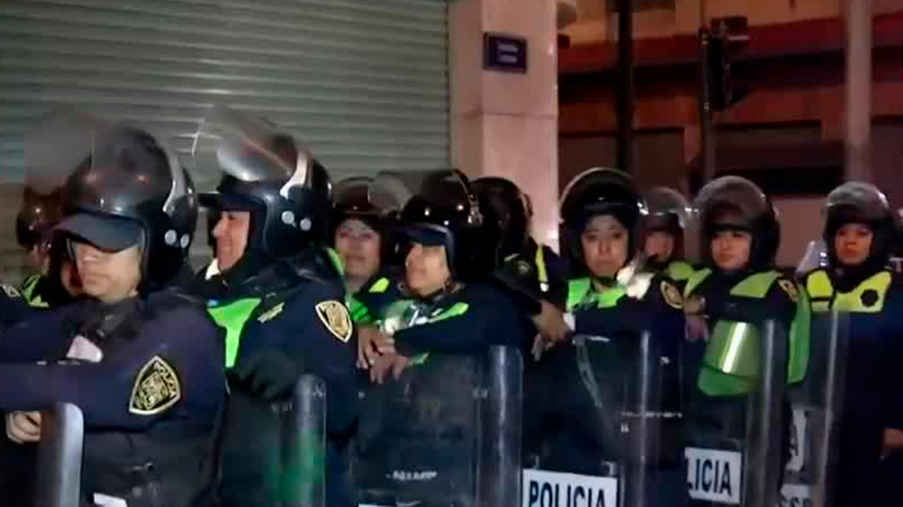 Así terminó el operativo realizado en la CdMx por la manifestación del 8M