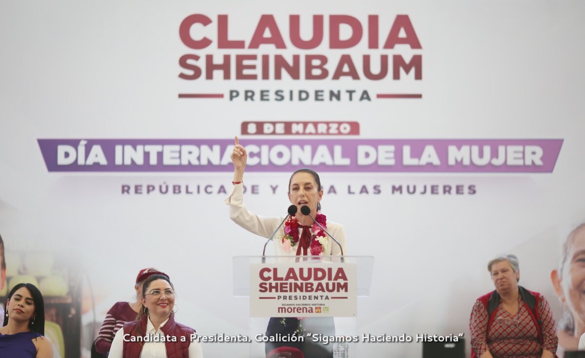 Claudia Sheinbaum desde el Estado de México. | X