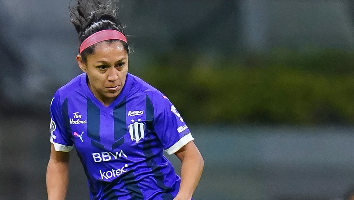 Diana Evangelista, jugadora de Rayadas en la Liga MX Femenil (Imago7)