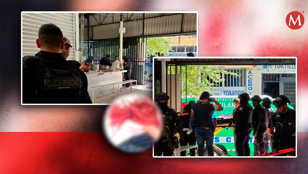 Tres lesionados tras ataque armado al interior de mercado en Michoacán.