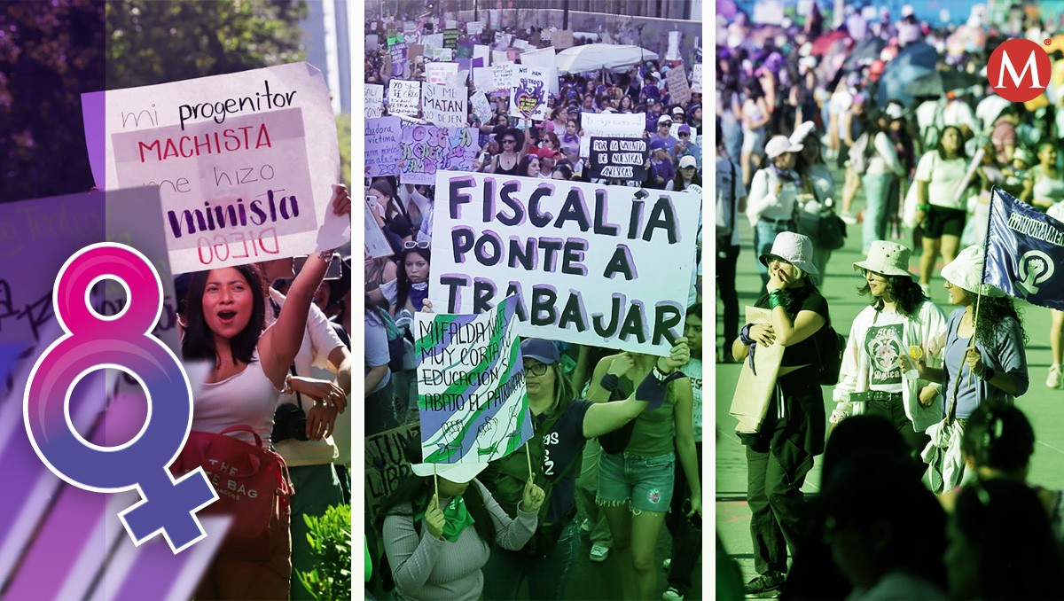 Marcha en 8M de la Ciudad de México. (Foto: Ariel Ojeda y Octavio Hoyos)