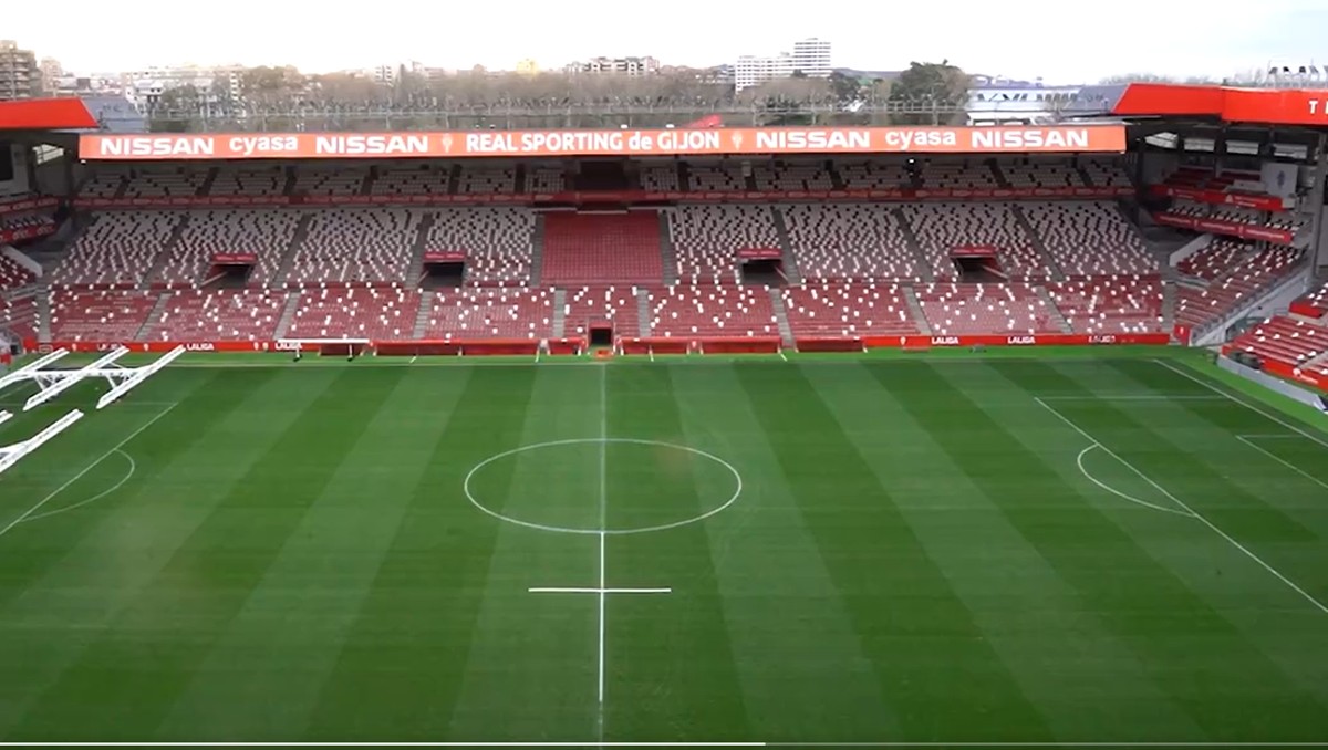 Sporting de Gijón se disculpa por el video sobre el 8M (Captura X @RealSporting)