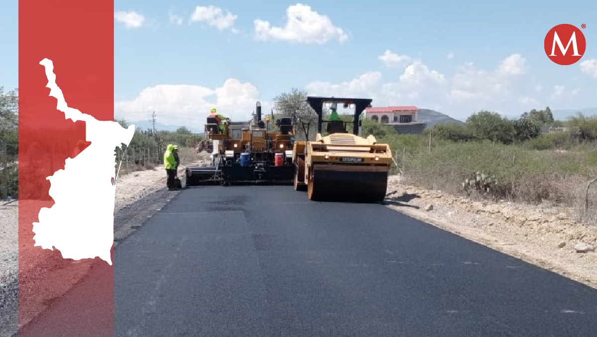 Trabajos en carreteras de Tamaulipas.