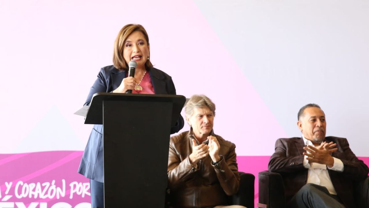 Xóchitl Gálvez, candidata a la presidencia de la República. Raúl Palacios