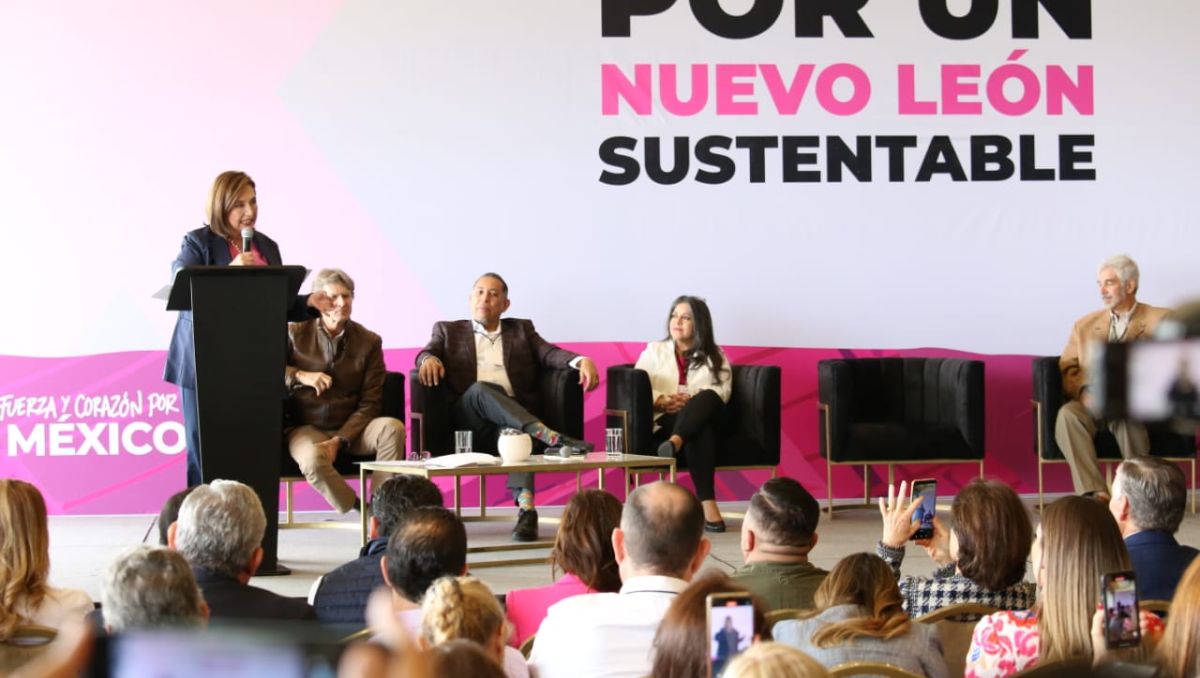 Xóchitl Gálvez, candidata a la presidencia de la República. Raúl Palacios