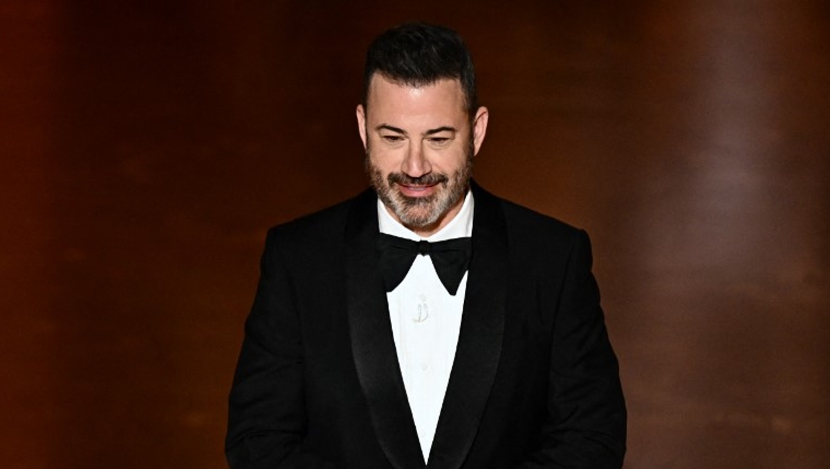 El presentador durante el inicio de la gala | AFP