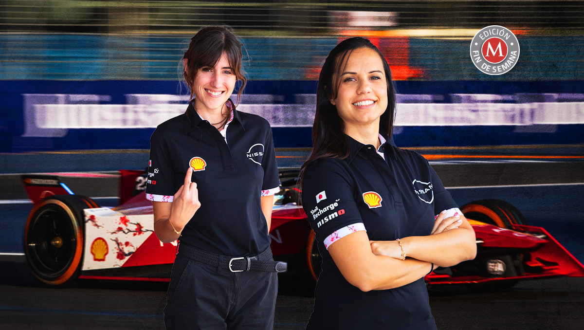 Francesca Valdani y Cristina Mañas, de Nissan Formula E