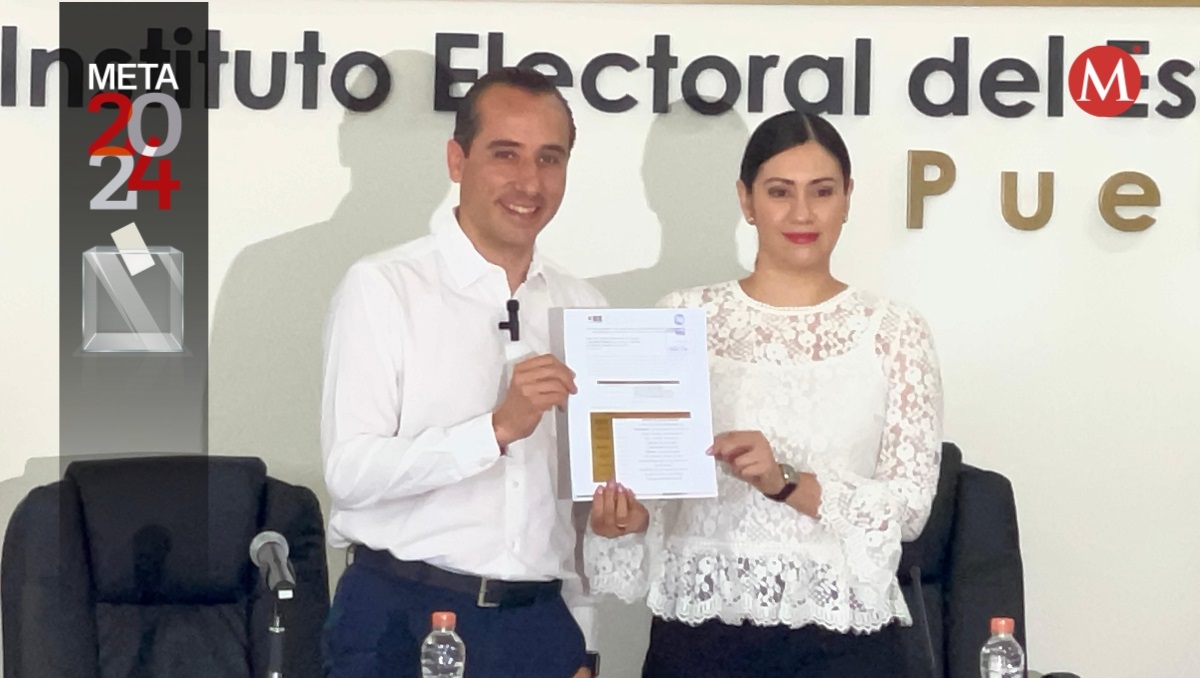 Mario Riestra se registra como candidato a la alcaldía de Puebla | Jesús Zavala