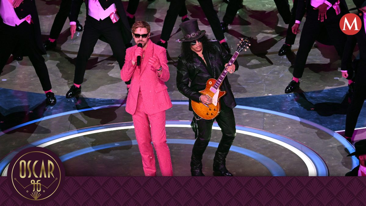 Slash se roba el show de Ryan Gosling en los Oscar | AFP