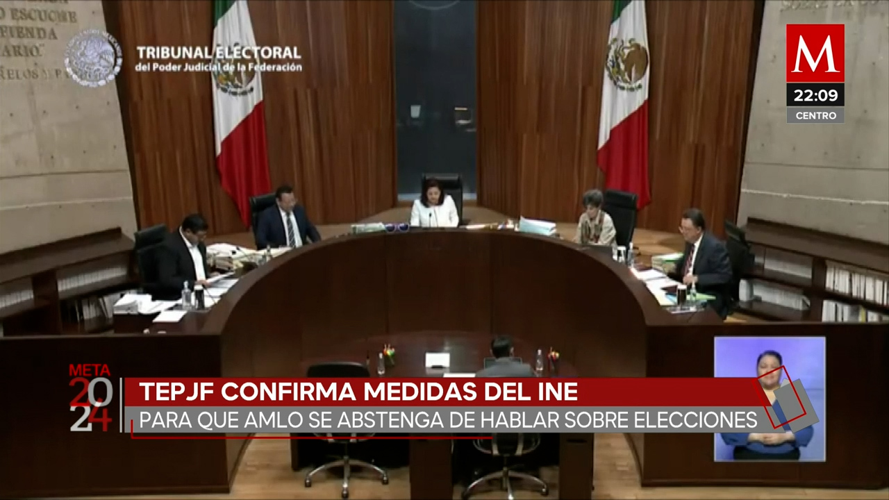 TEPJF ratifica medidas cautelares contra AMLO por expresiones electorales