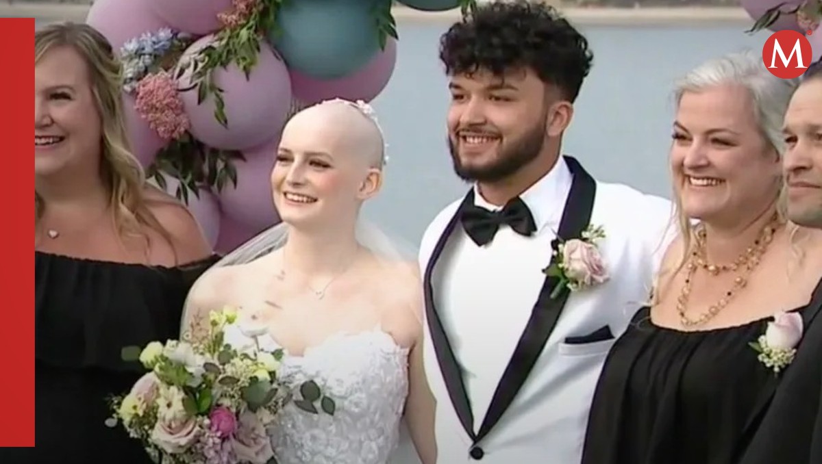 Adolescente con cáncer terminal se casa con su novio como último deseo