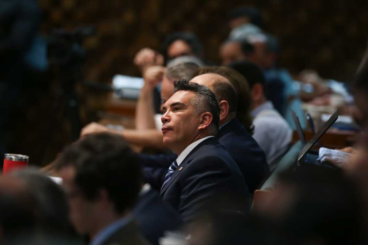 Alejandro Moreno, dirigente nacional de Morena. | Foto: Araceli López.