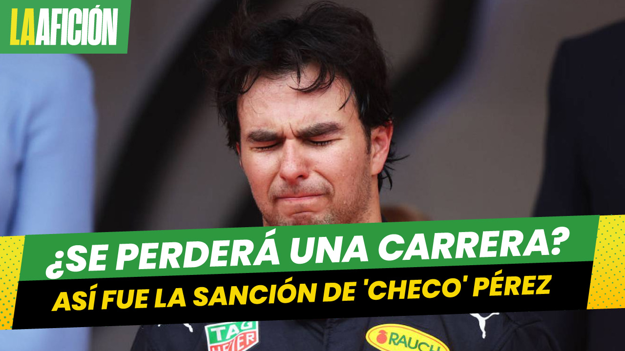 FIA le quita un punto a 'Checo' Pérez y está cerca de perderse una carrera de la F1