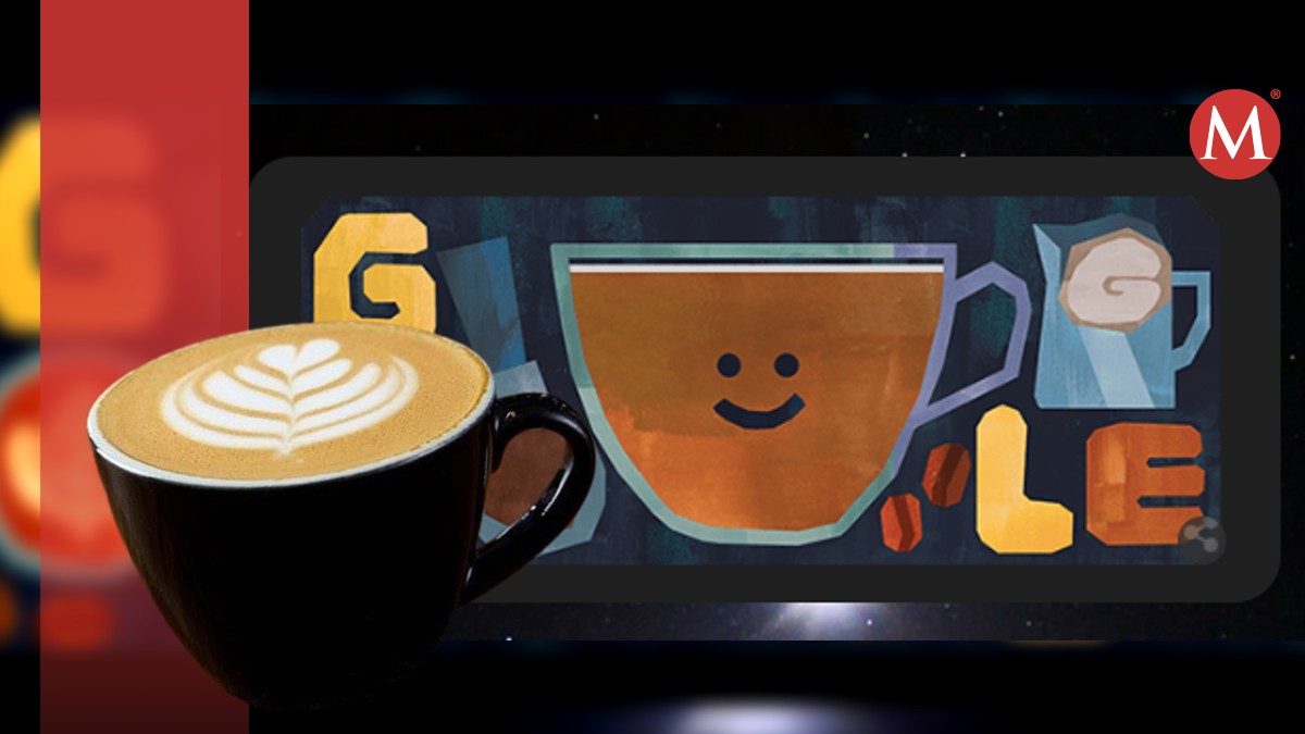 Flat white, homenajeado en Doodle. | ESPECIAL