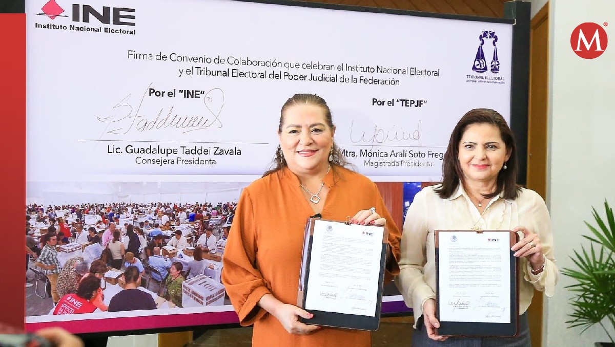 Las presidentas del INE y del TEPJF firmaron un acuerdo en conjunto. | Especial