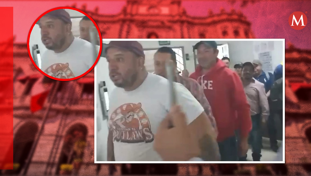 Trabajador de ayuntamiento de Pachuca ataca y se burla de su compañero