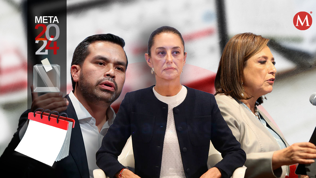 Sheinbaum, Gálvez y Máynez: Ésta es la agenda de los candidatos HOY 12 de marzo