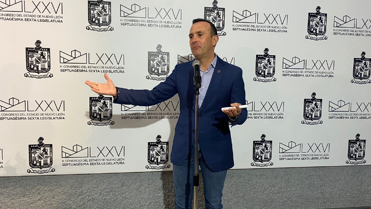 El coordinador del PAN en el Congreso de Nuevo León, Carlos de la Fuente / Kevin Recio