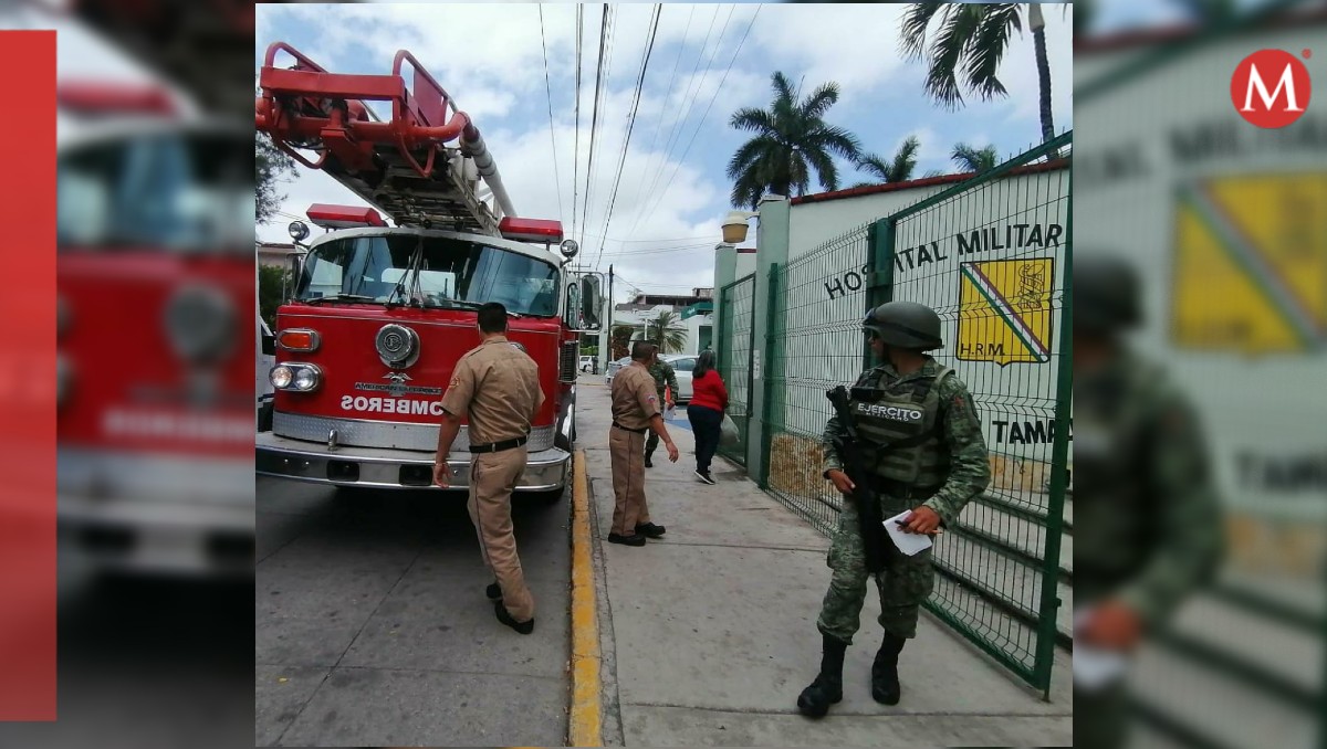 Falsa alarma en el hospital Militar movilizó a bomberos de Tampico