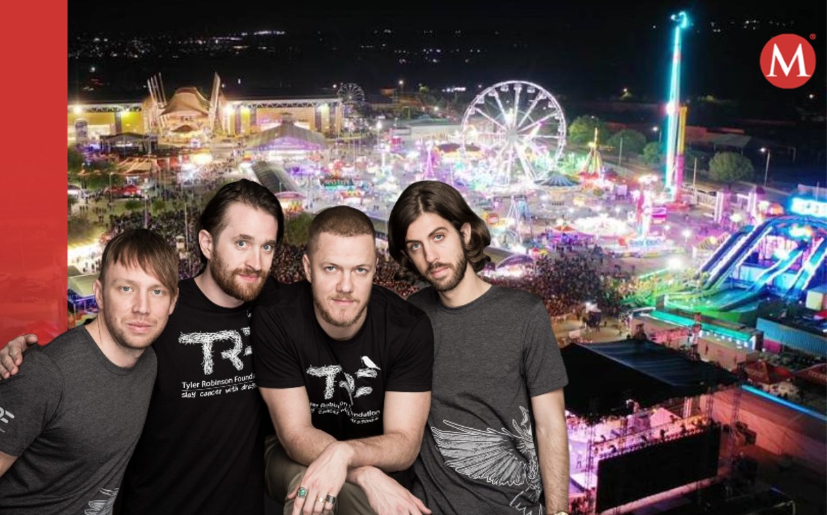 Imagine Dragons se presentará en la Feria de las Fresas. Foto: Especial.